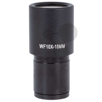 Oculaire micrométrique grand champ WFx10/18, 100 divisions sur 10mm