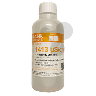 Solution étalon pour conductimètre 1413 µS/cm 500 ml