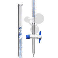 Burette Schellbach robinet PTFE Classe A 25 ml/0,1