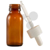 Flacon à pipette 60 ml brun verre de laboratoire 6 pièces