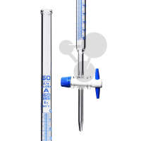 Burette Schellbach robinet PTFE Classe A 50 ml/0,1
