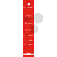 Temps de réaction (15 réglettes)