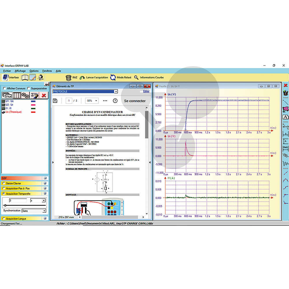 Logiciel VisuLAB Version Monoposte