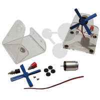 Moteur électrique avec hélice et support à monter