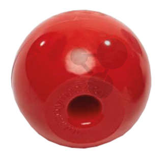 Oxygène rouge 2 trous Ø 23mm (10 pièces)