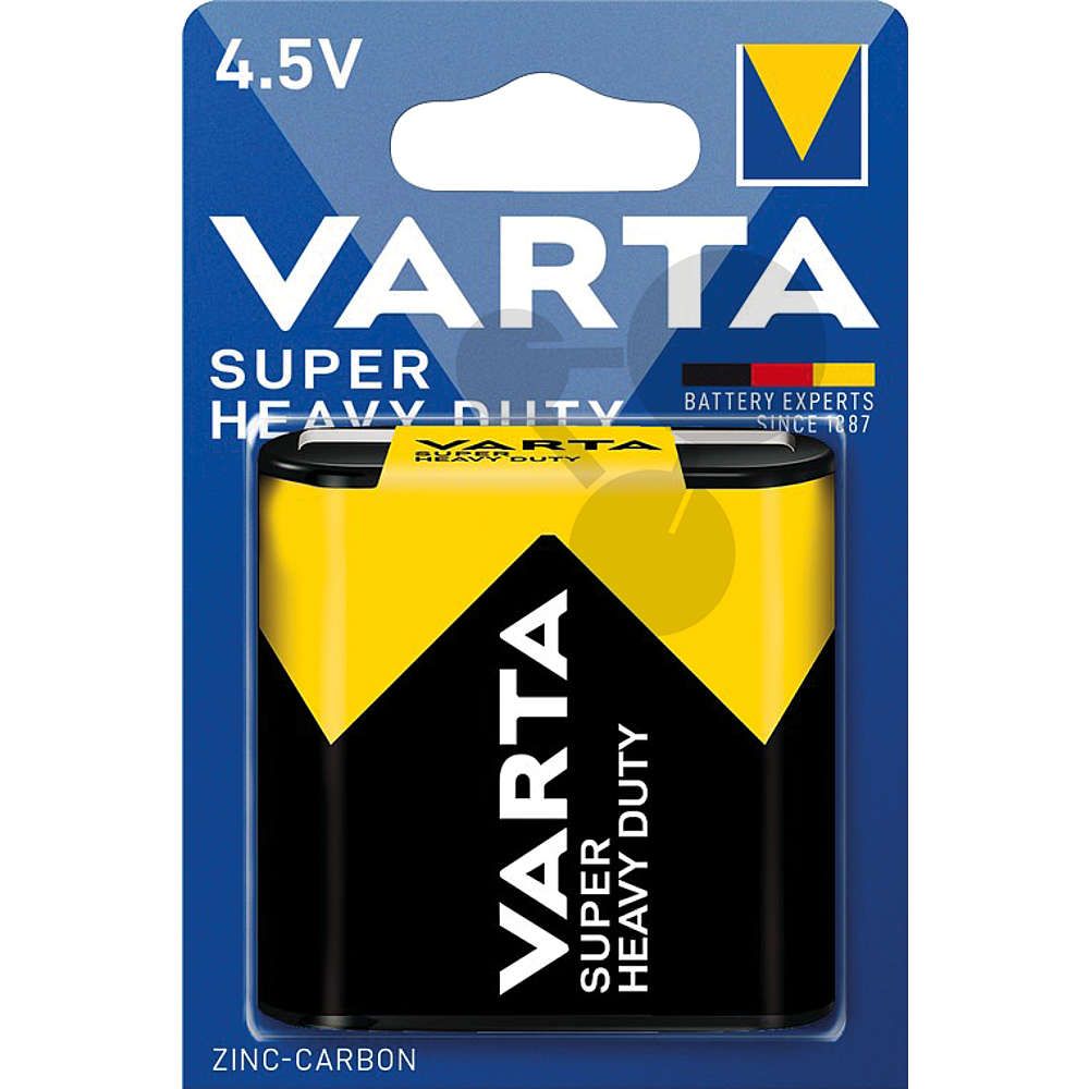 Varta 1 Pile Plate 4,5V 3LR12 4912 : : High-Tech