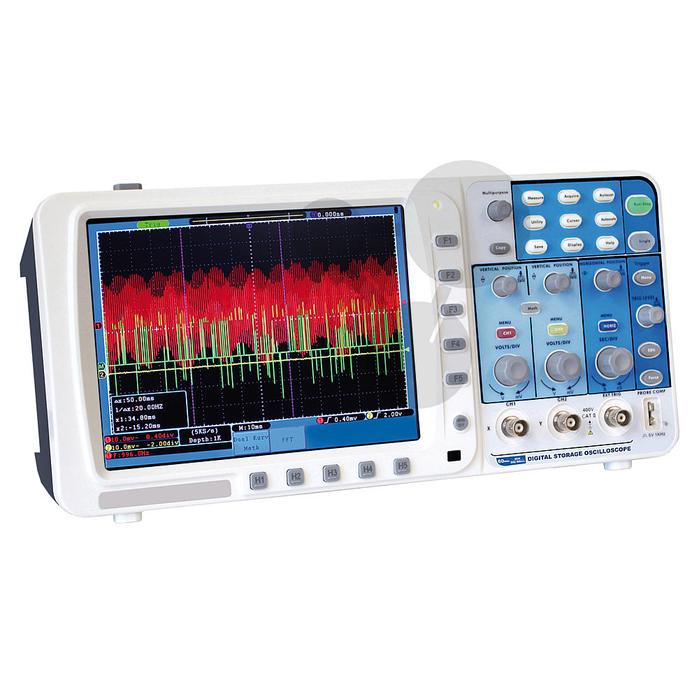 Oscilloscopes: Oscilloscope numérique 2 voies - Écran LCD TFT