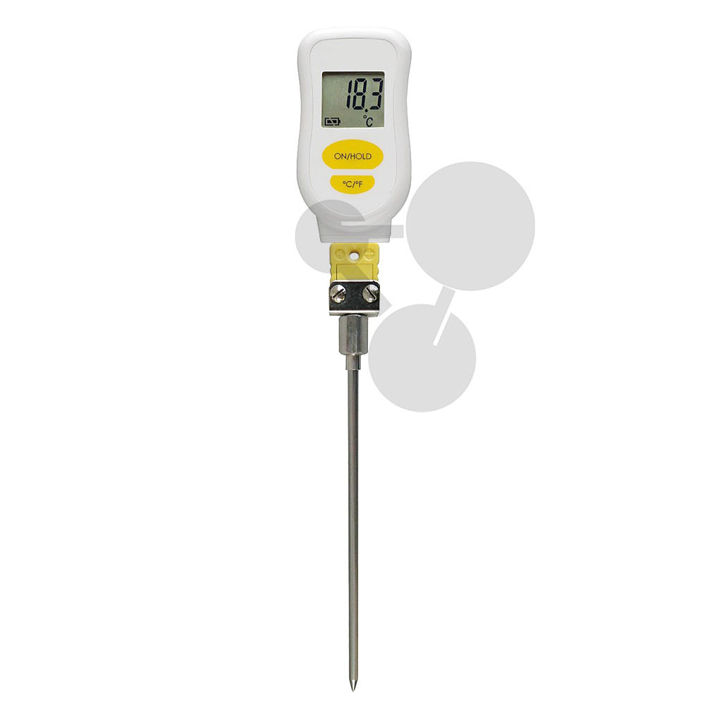 Thermomètre digital avec sonde type K, 2 canaux, LAB-ONLINE